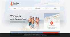 Desktop Screenshot of apartamentyfeniks.pl